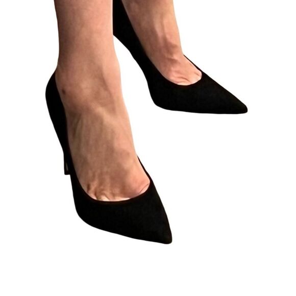 Sam Edelman Dea Black suede Pointed Toe High Heel 10 - Picture 3 of 10